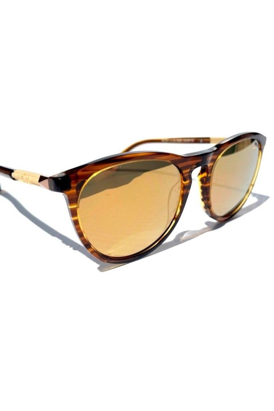 NEW Revo SAGE Amber POLARIZED Champagne Gold Lens Sunglass 1217 11 CH 53-20-140